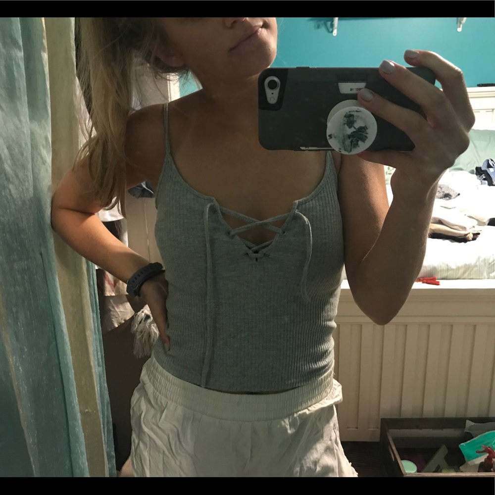 Grey brandy tank